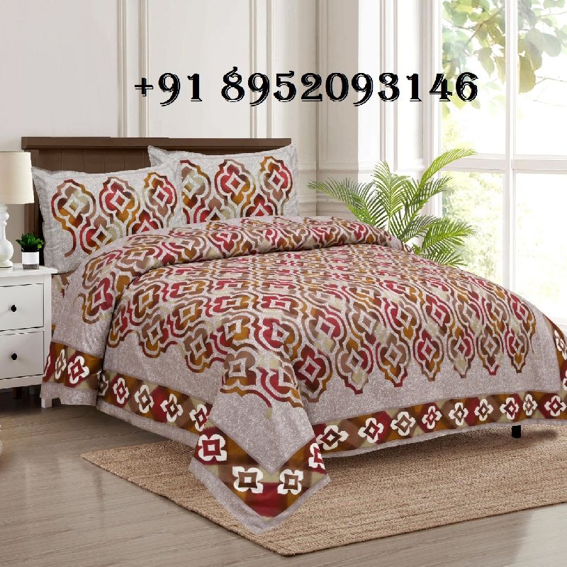 100x108 Inch Double Bed Cotton Bedsheet
