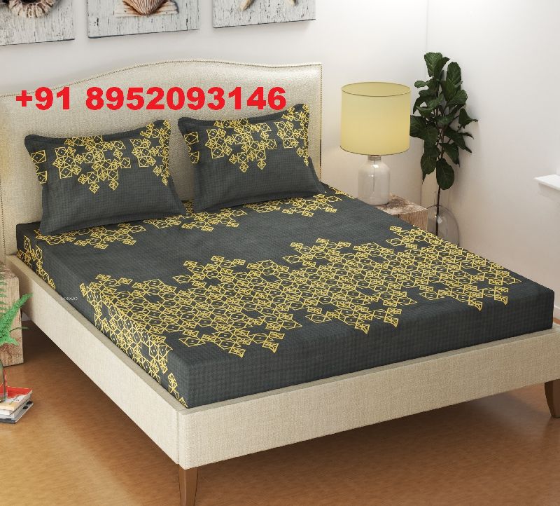 Double Bed Printed Bedsheet