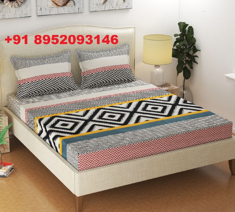 Printed Double Bed Bedsheet
