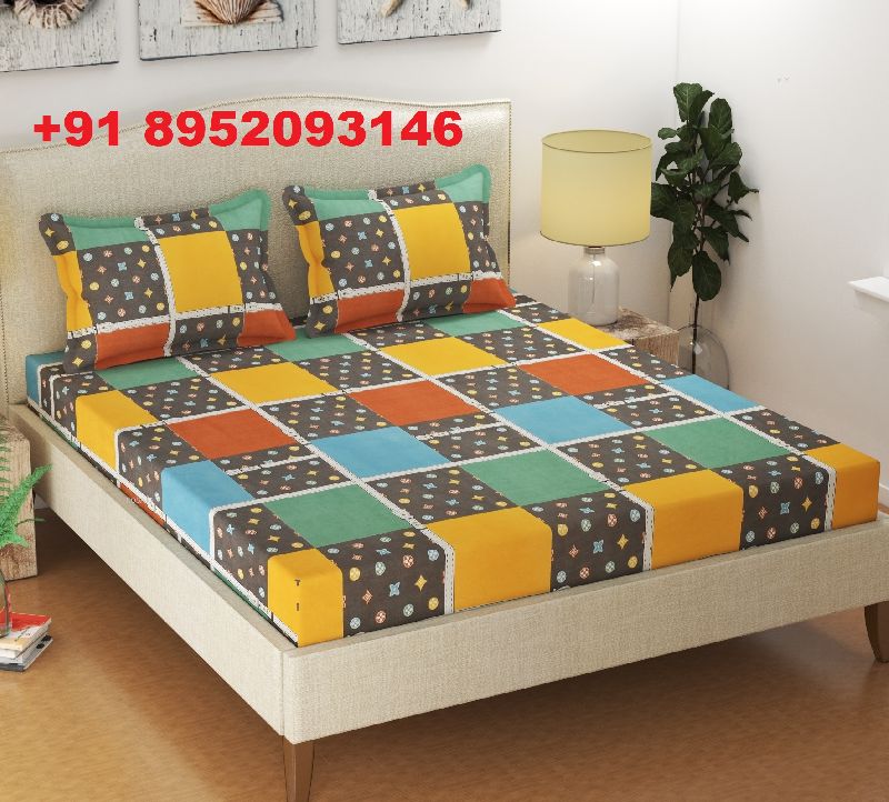 Double Bed Box Printed Bedsheet