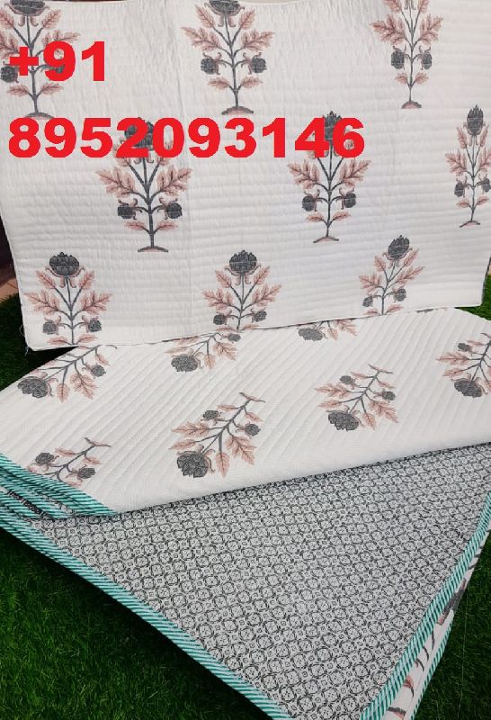 Double Bed Printed Bed Spread 90X100
