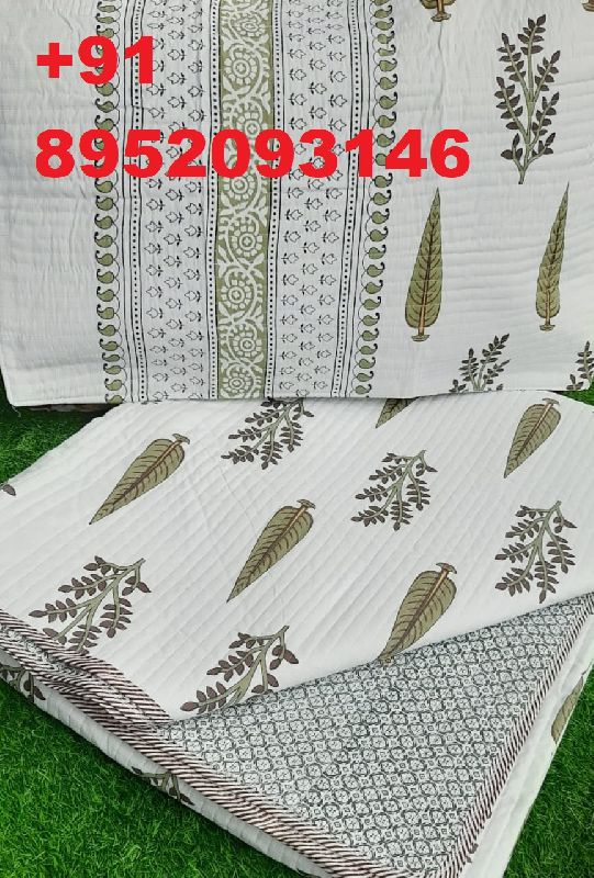 Double Bed Printed Bedspread100x90