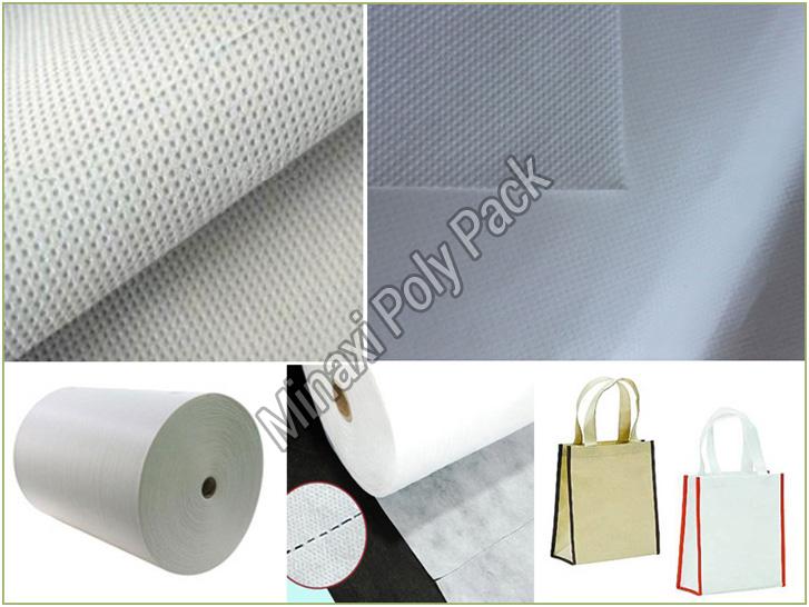 Paper Laminated Non Woven Fabric, for BAG, PACKING, Pattern : Plain