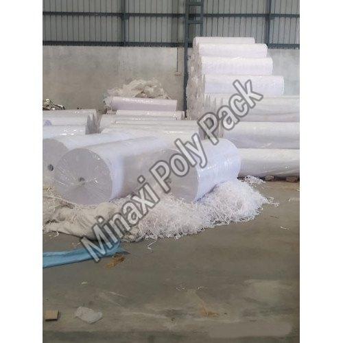 Minaxi Plain Polypropylene Woven Roll, Color : White