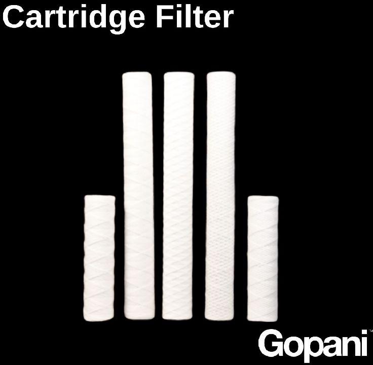 White cartridge filter, for Textile Industry, Pharma Industry