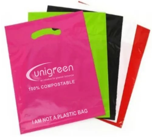 D Cut Bags, for Packaging, Shape : Rectangle