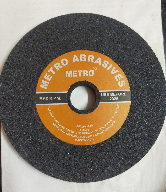 Metro Grinding Wheel 8 inch, Feature : Anti Bubbling, Easy To Fit, Fine Finishing, Non Breakable, Rustproof