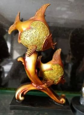 Polished Decorative Fish Showpiece, for Shiny Look, Style : Classy