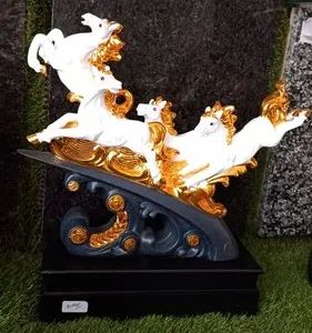 Horse Trophy Showpiece, Application : Home Decor - Akash Marble and ...