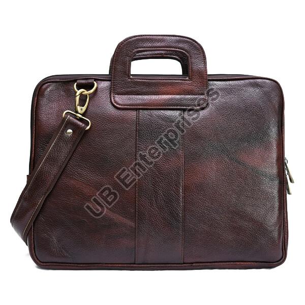 Brown Leather Laptop Briefcase Bag at USD 59.99 USD 249.99 / piece in