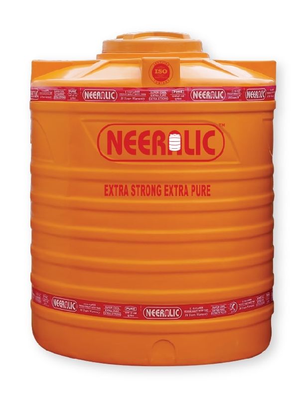 Neeralic Plastic Polished water storage tank, Capacity : 500-5000 Ltr.