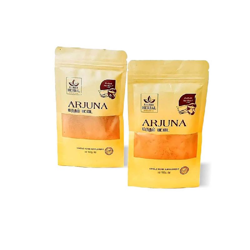 100g SHREE Arjuna Herbal Supplement, Packaging Size : 100gm