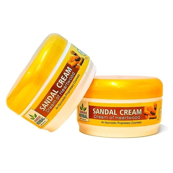 100g SHREE Sandal Cream, Packaging Type : Plastic Box