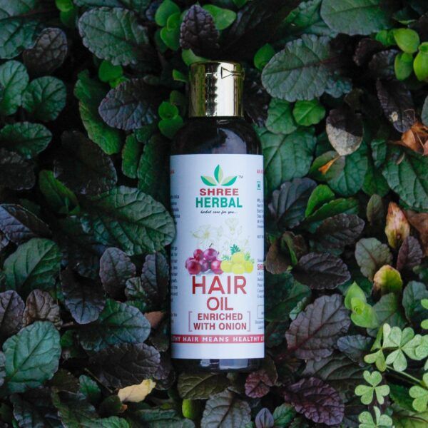 100ml SHREE Hair Oil enriched with Onion - SHREE HERBAL, Nilgiris ...