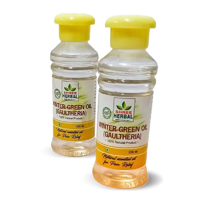 Organic 100ml SHREE Wintergreen Oil, Purity : 99.99%
