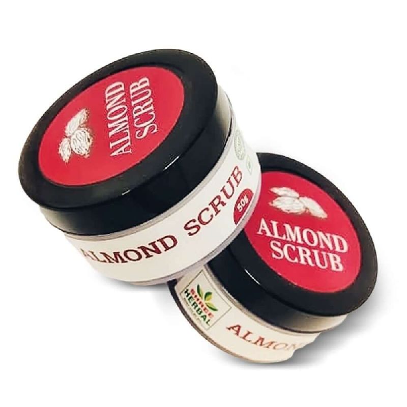 50g SHREE Almond Face Scrub, for Personal, Parlour, Form : Paste