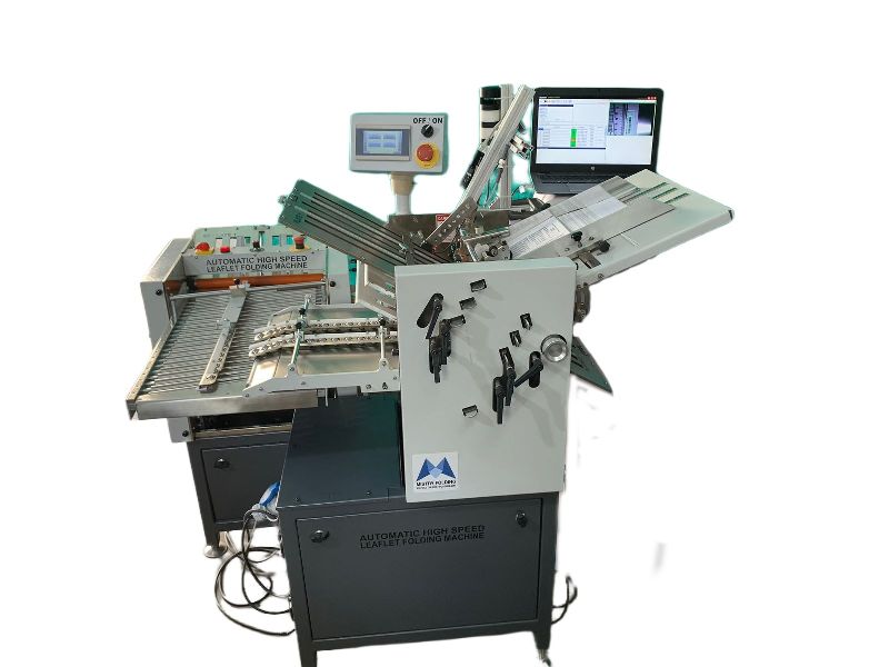 leaflet folding machine vision inspection system