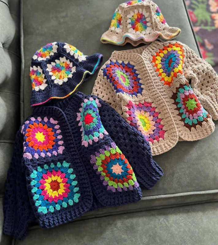 Wool Crochet Jacket, Style Button, Non Zipper, Gender Female, Both