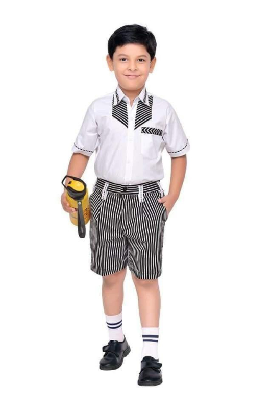 Cotton Boys School Uniform, Age Group 1015years, Pattern Plain