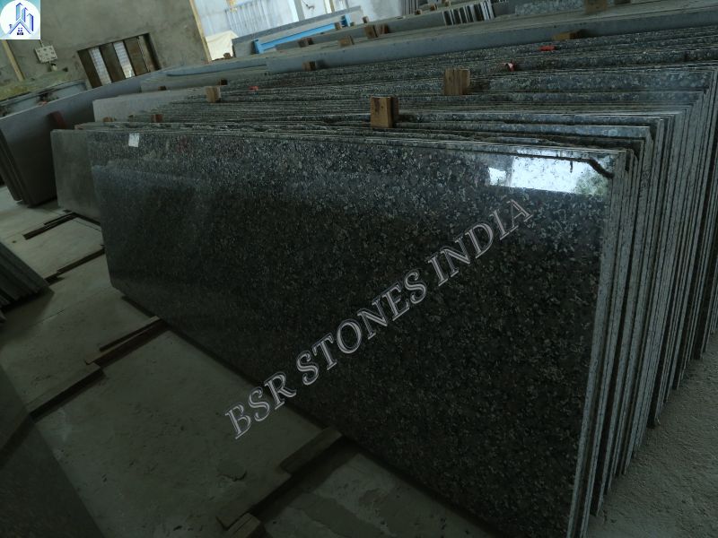 Rectengular Crystal Blue Granite BSR Stones India, Jalore, Rajasthan