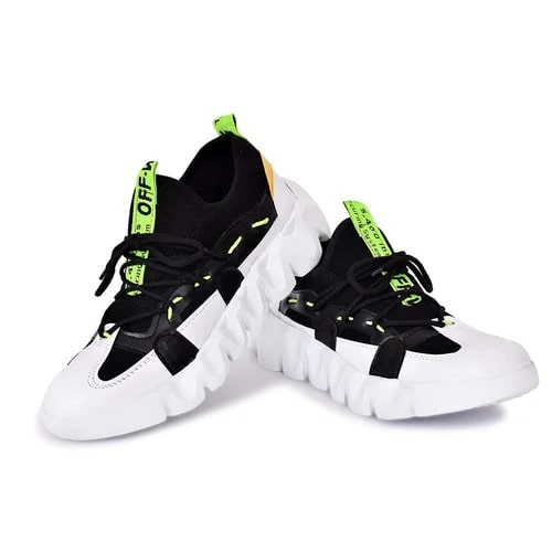 Mens Double Lays Casual Shoes, Color Black, Green at Rs 399 / Pair in