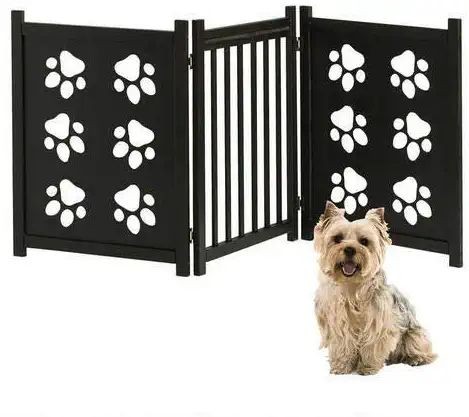 Rectangular wooden pet gate barrier, for College, Outside The House ...