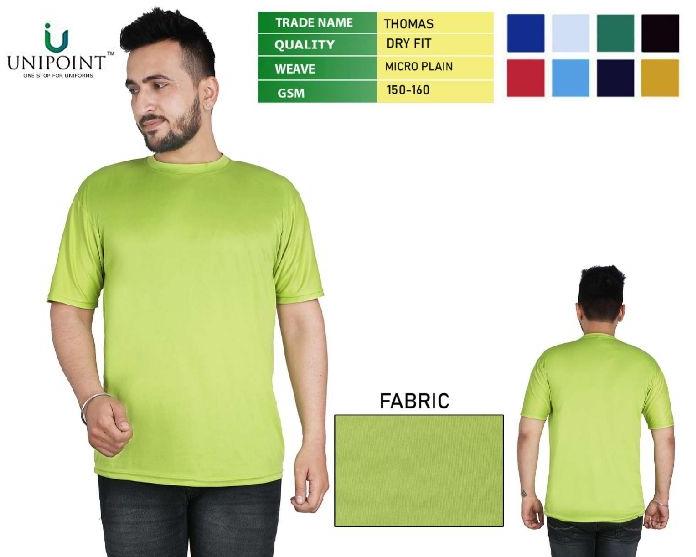 Plain Polyester Men Tshirt, Size : all