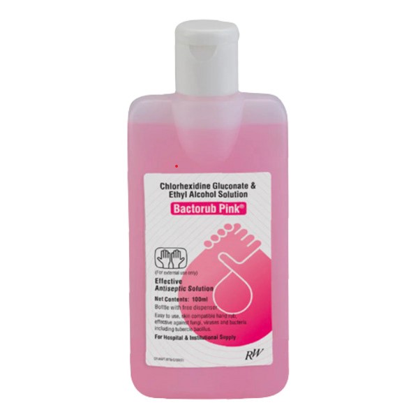 Bactorub Antiseptic Solution - Pink 100 ml