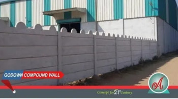 Concrete Prefab Build Godown Compound Wall