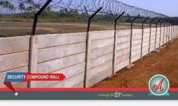 Prefab Build Concrete Security Compound Wall, for Farmhouse