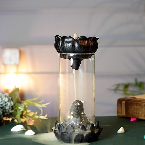 Adiyogi Design Backflow Smoke Fountain Incense Holder at Rs 290 / Piece ...