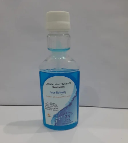 Chlorhexidine Gluconate Mouthwash, Form : Liquid, Packaging Type ...