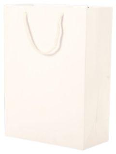 Plain White Paper Bag, for Shopping, Capacity : 2-3 kg