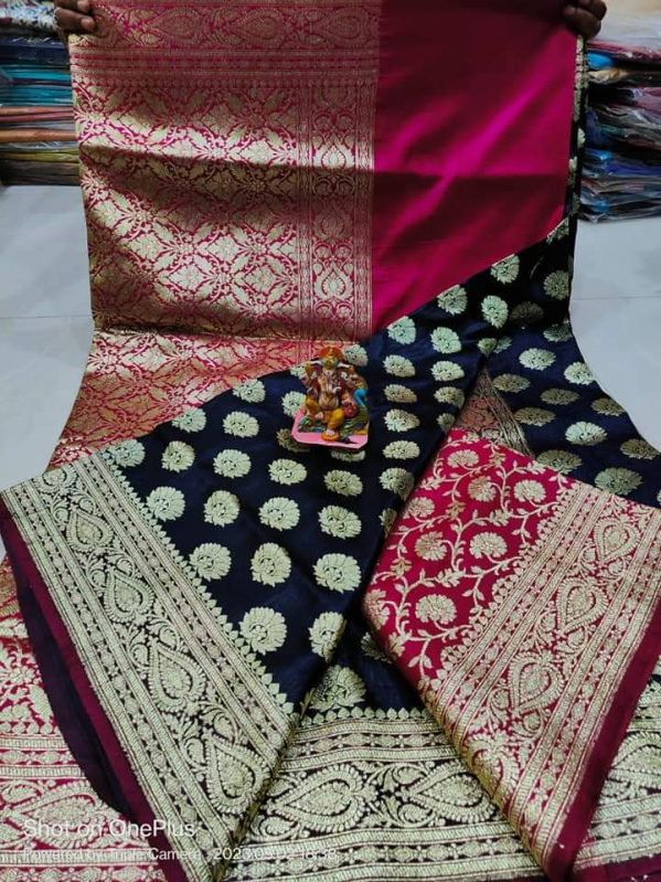 Unstitched Katan Saree, For Easy Wash, Age Group : Adults - Mahaprabhu ...