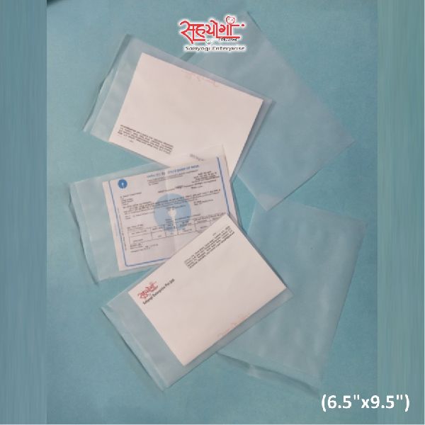 Patient Card Bag Transparent