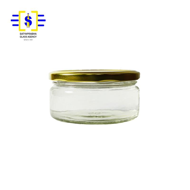 Round Salsa Glass Jar, For Packing Food, Packaging Type : Cartoon