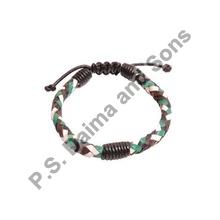 Round Crystal Leather Bracelet, for Hand Accessories, Feature : Attractive Designs