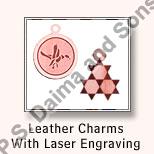 Leather Charms With Laser Engraving
