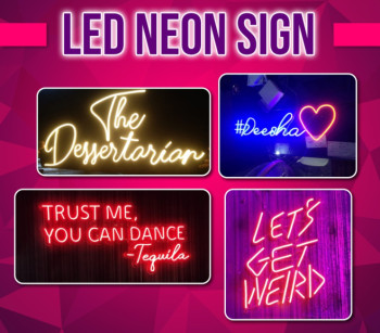 Indoor Led Neon Light Sign Board - Designtech Sign & Display, Mumbai ...