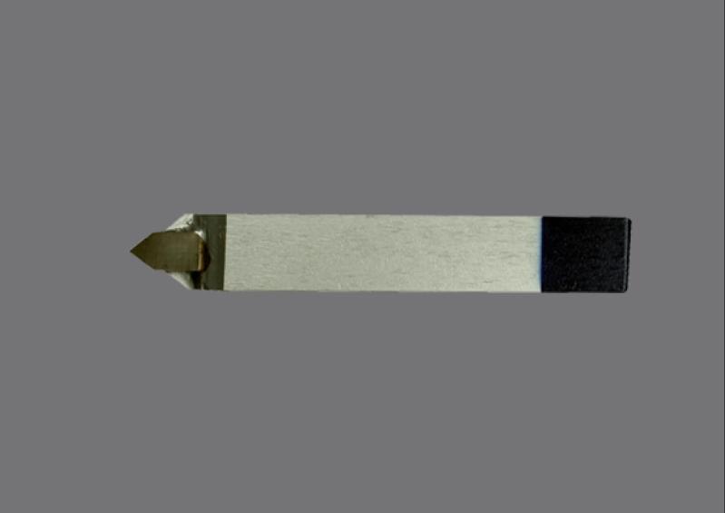 Polished Metal Straight Finishing Tool, for Machinery, Color : Grey