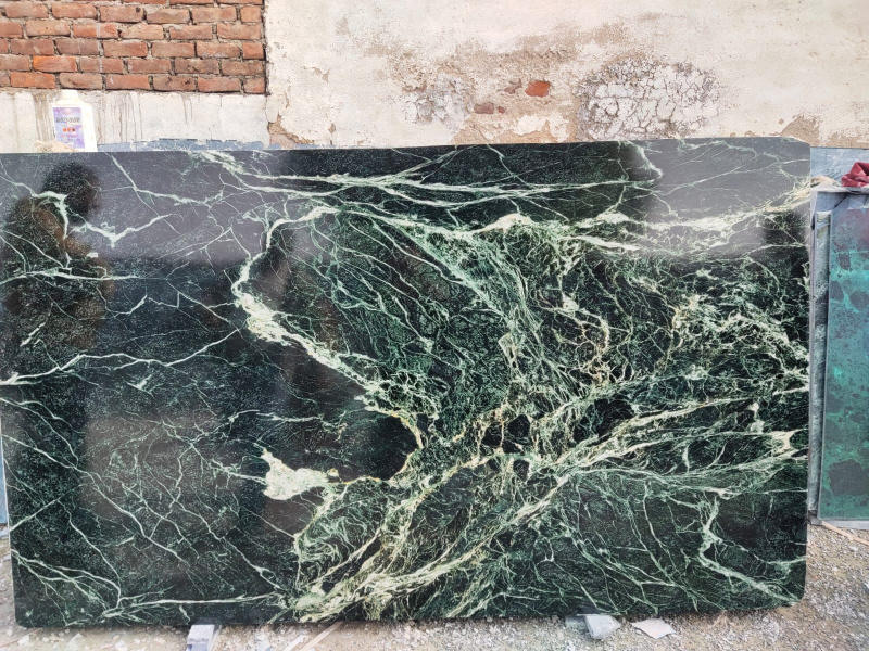Green Marble, For Hotel, Kitchen, Office, Feature Fine Finished
