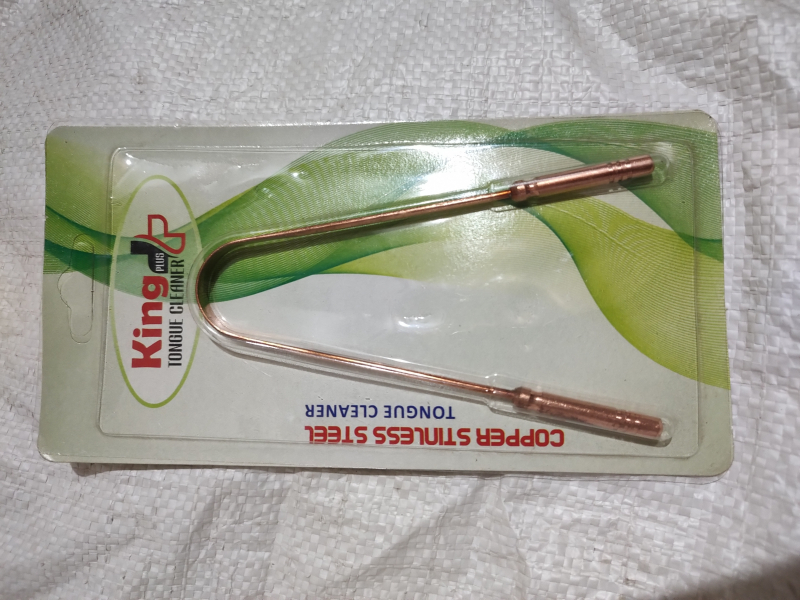 King Polished Pure Copper Tongue Cleaner, Feature Good Quality at Rs