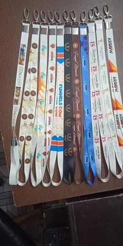 Satin Printed Lanyards at Rs 18 / Piece in Delhi | PRINT-O-EXPERT