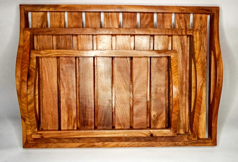 RT Rectengular Contemporary Wooden Trays, Feature High Quality, Color
