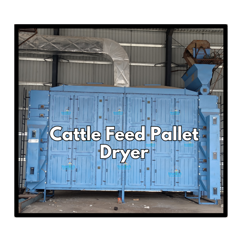 Steamtech Engineers MS Cattle feed pellet Dryer Steamtech Engineers