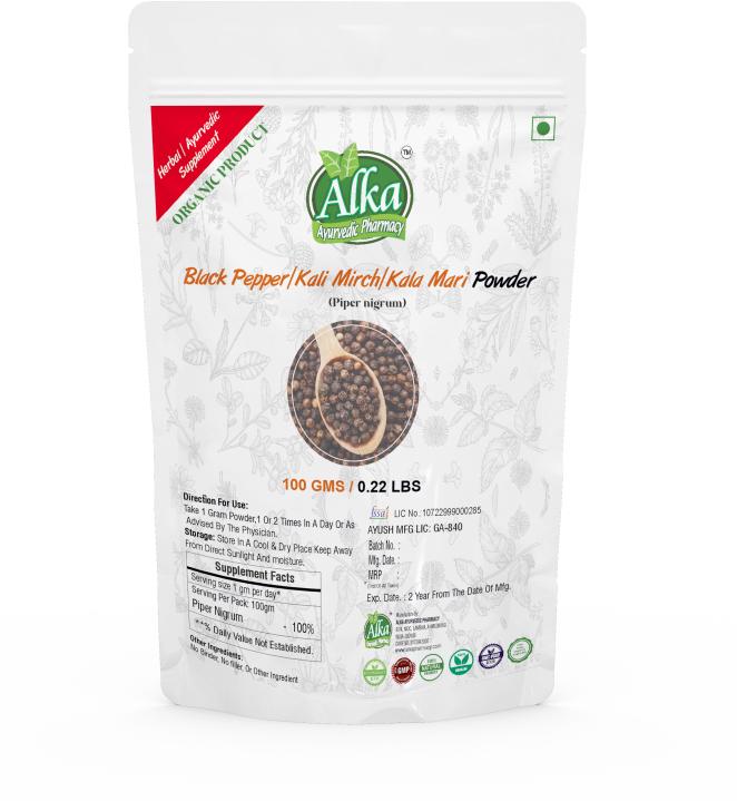 Black Pepper Powder, Packaging Type : Plastic Packet