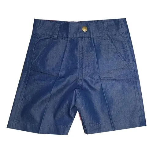 Rayon Blue School Shorts, Size : Medium, Pattern : Plain at Rs 150 / Piece