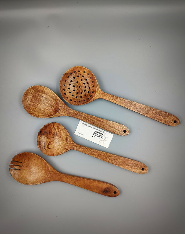 Wooden Cutlery Set, For Kitchen, Feature : Light Weight, Rust Proof, Unbreakable