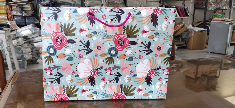 Floral Design Gifting Paper Bags