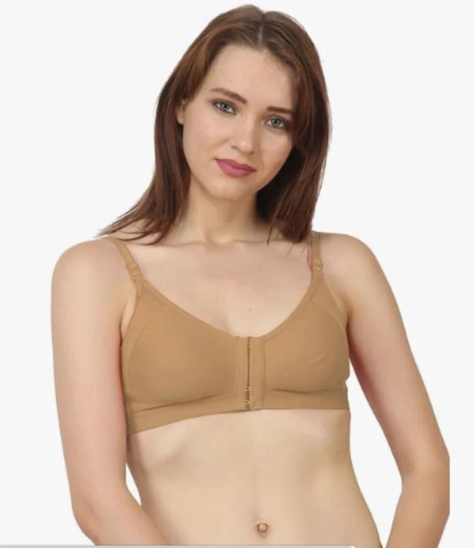 Cotton Ladies Front Closure Bra Feature Comfortable Pattern Plain At Rs 180 Piece In Delhi 1101